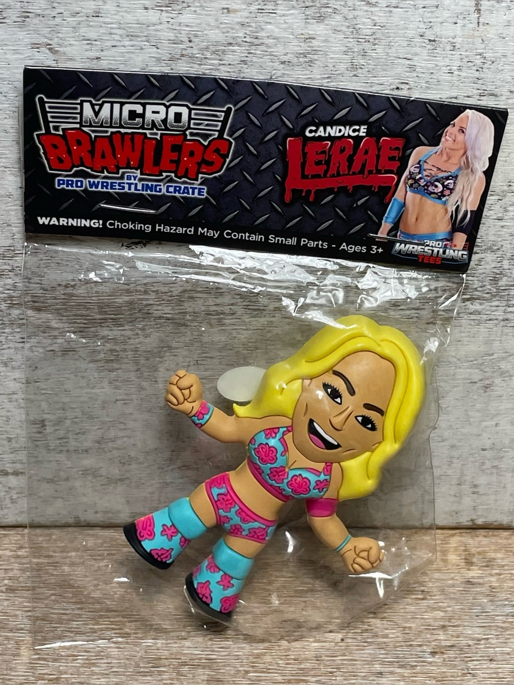 Micro Brawlers By Pro Wrestling Crate Candice Lerae Brand New